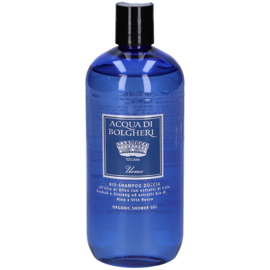 Acqua di Bolgheri Bio Shampoo Doccia Uomo - Detergente 2-in-1 Tonificante 500 ML - farmacia187.it