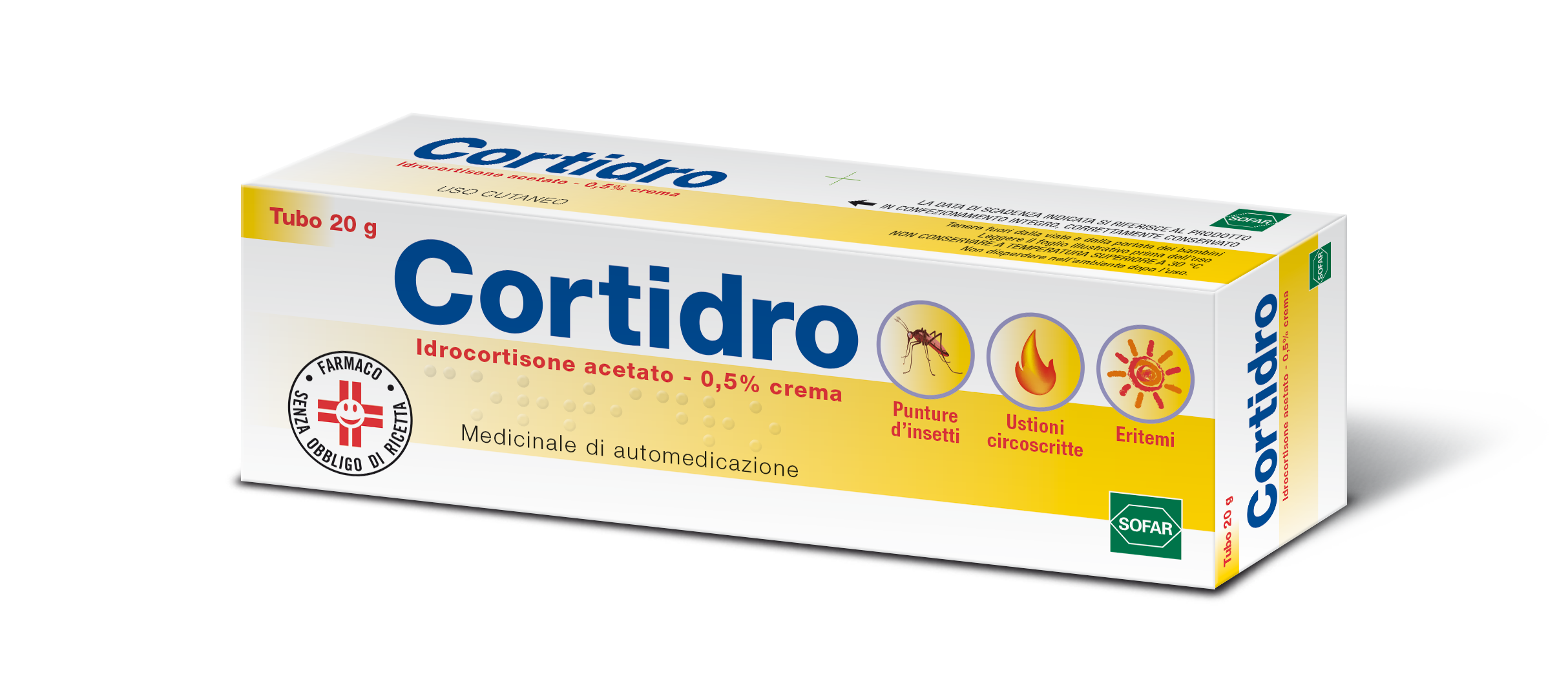 CORTIDRO*CREMA 20G 0,5% - farmacia187.it