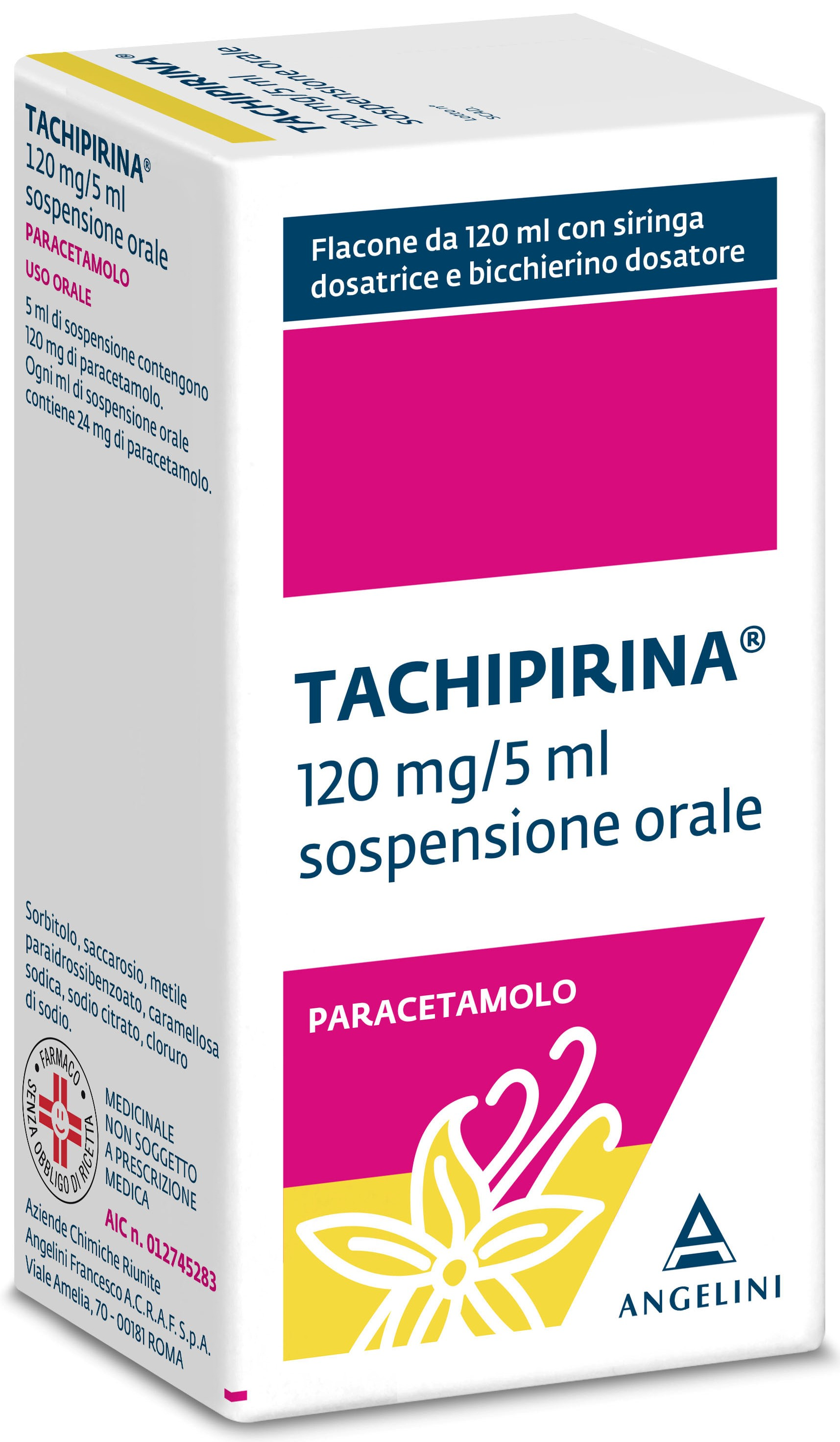 TACHIPIRINA*SOSP 120ML VAN/CAR - farmacia187.it