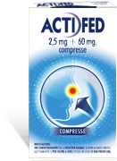 ACTIFED - Compresse 12 pezzi 2,5mg + 60mg - farmacia187.it
