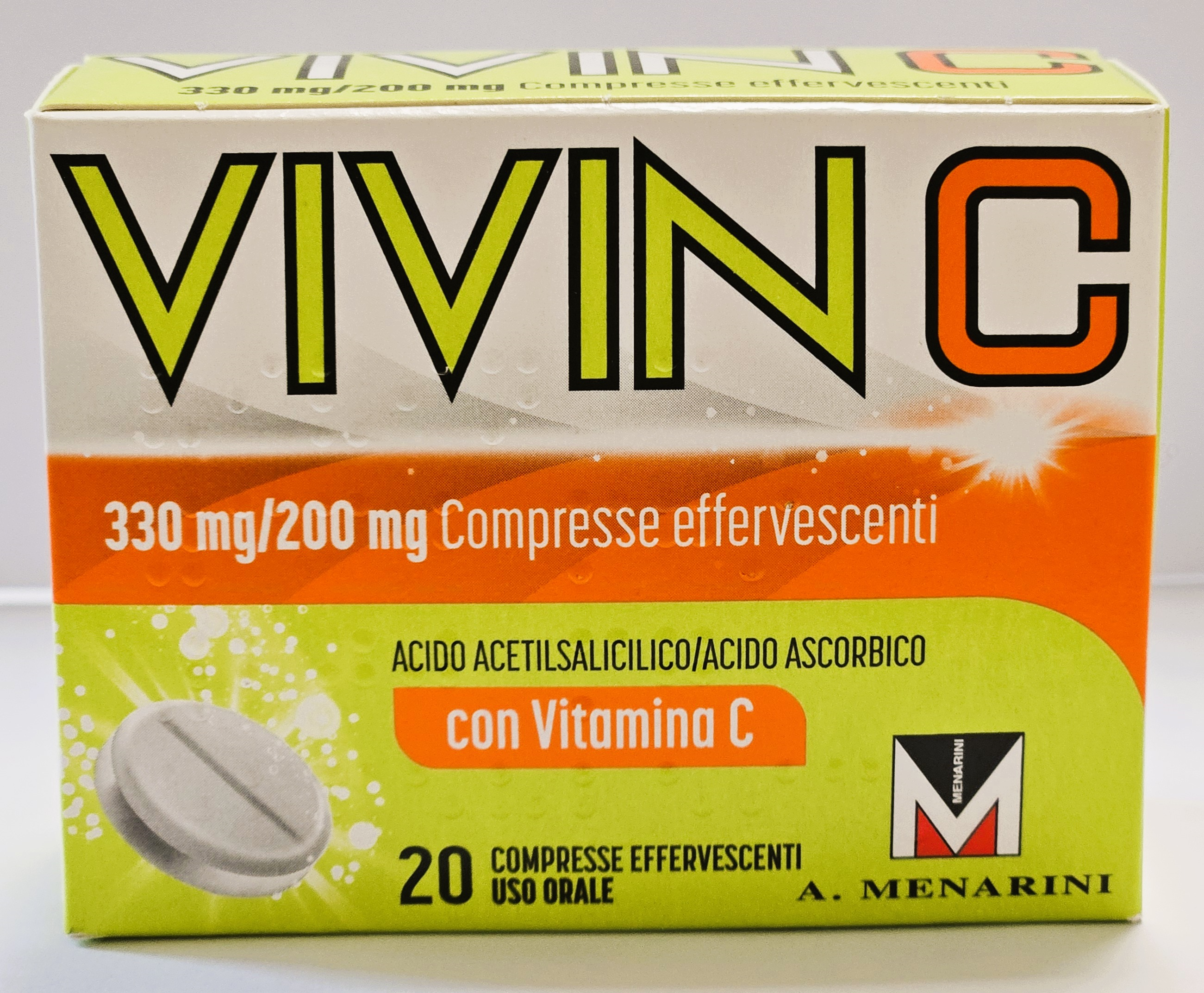 VIVIN C - 20 Compresse Effervescenti 330 mg + 200 mg - farmacia187.it