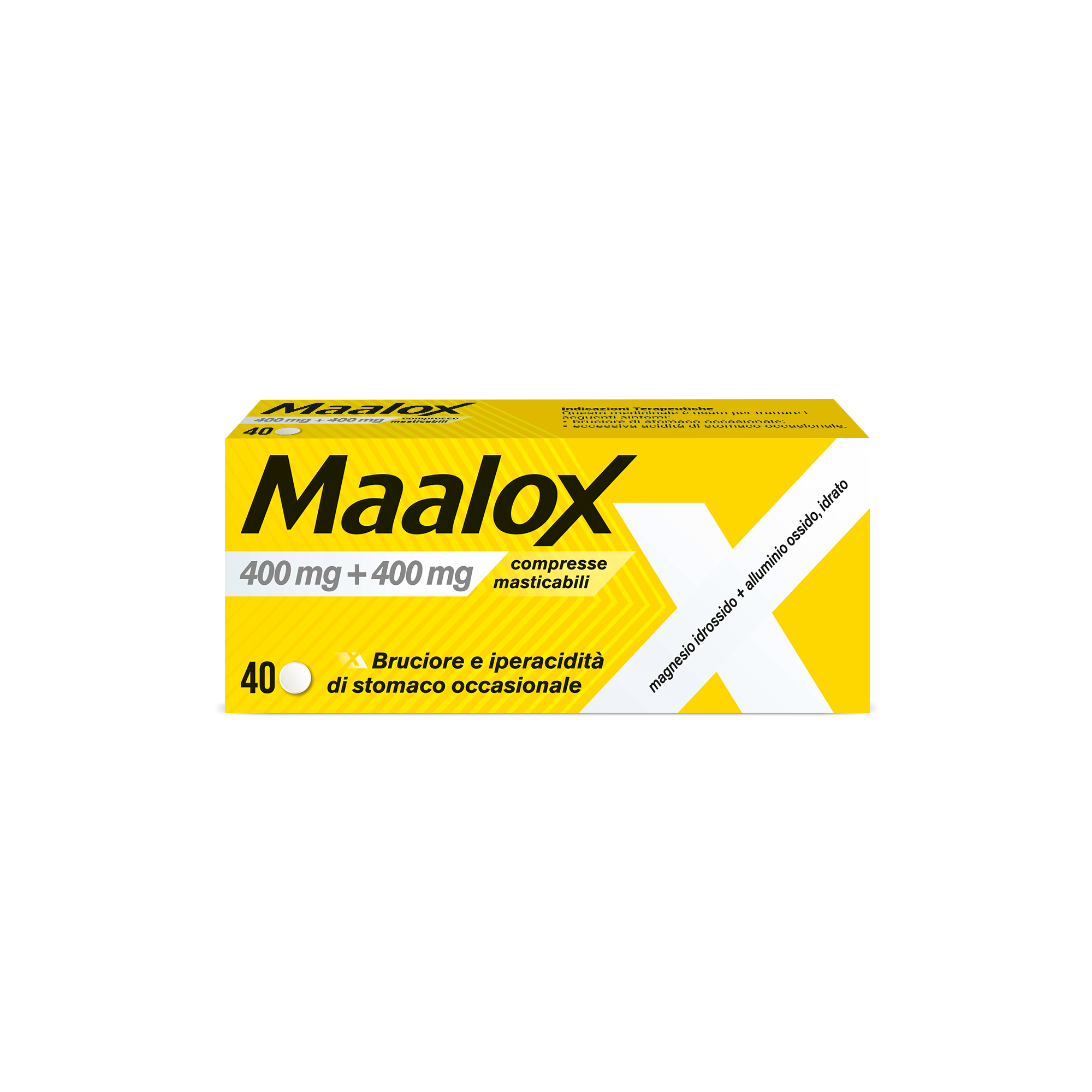 MAALOX*40CPR MAST 400MG+400MG - farmacia187.it