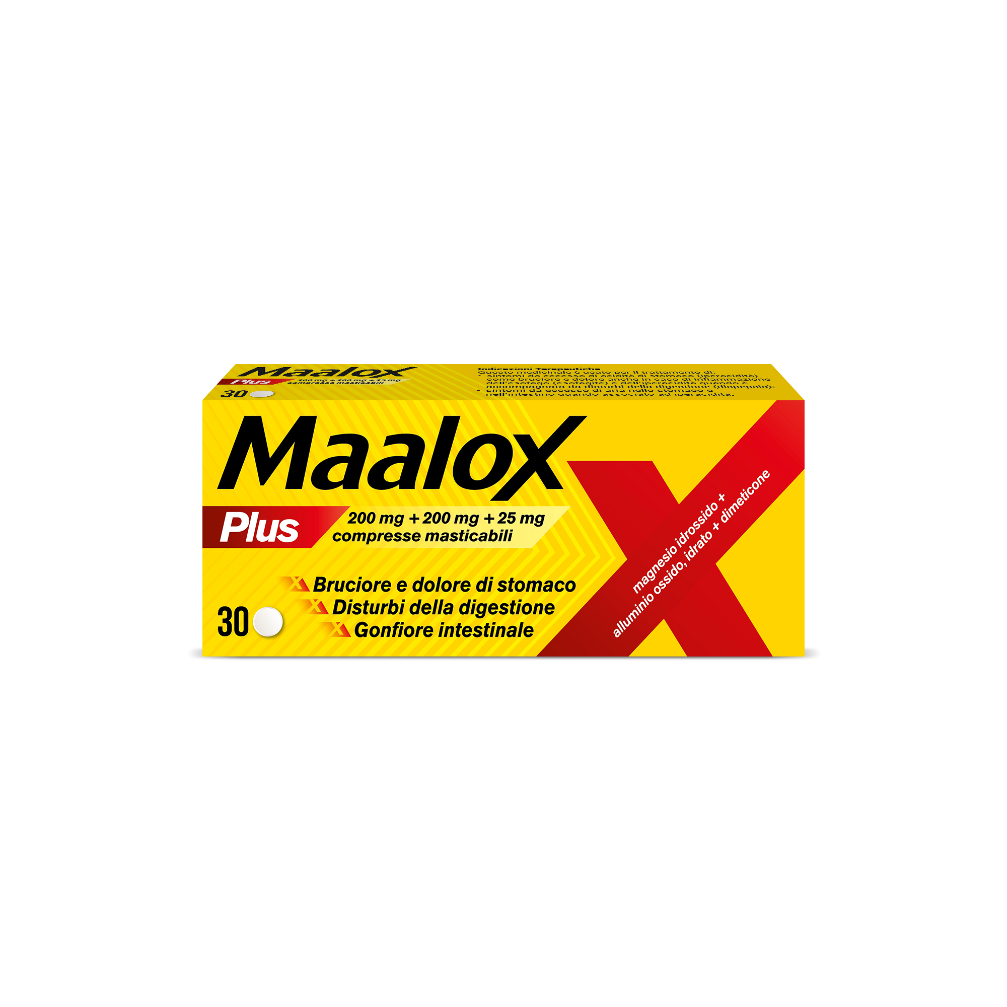MAALOX PLUS*30CPR MAST - farmacia187.it