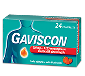 GAVISCON*24CPR FRAG250+133,5MG - farmacia187.it