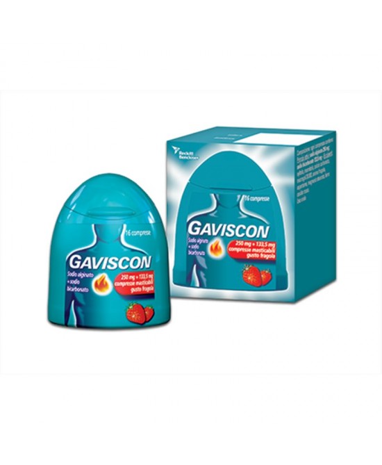 GAVISCON*16CPR FRAG250+133,5MG - farmacia187.it