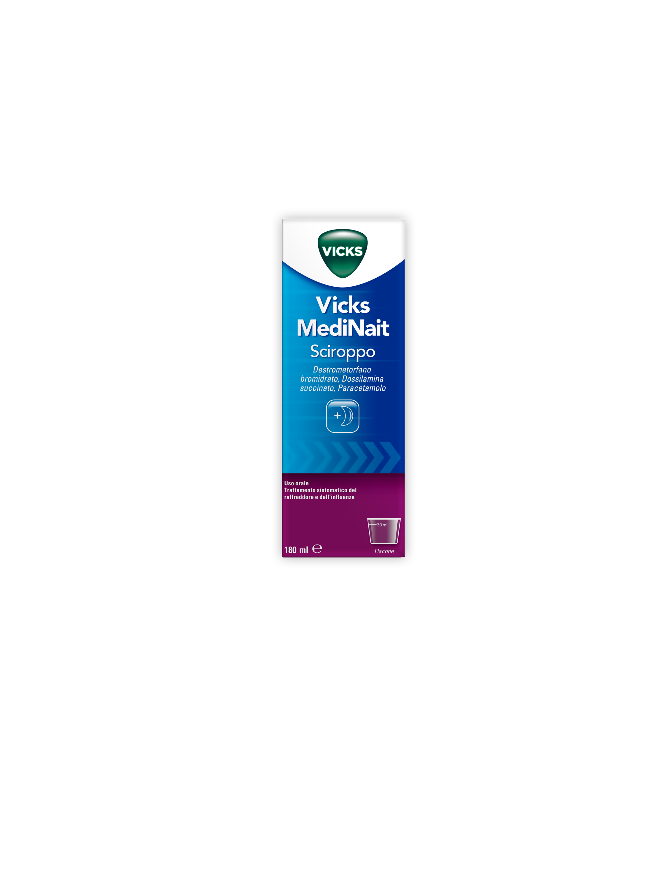 VICKS MEDINAIT*SCIR 180ML - farmacia187.it