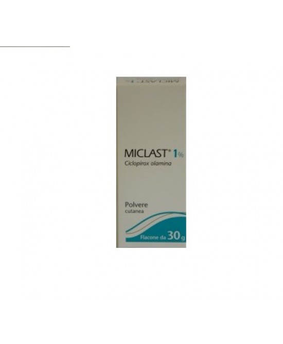MICLAST*POLV CUT FL 30G 10MG/G - farmacia187.it