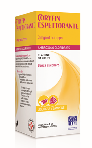 CORYFIN TOSSE ESPETT*SCIR200ML - farmacia187.it