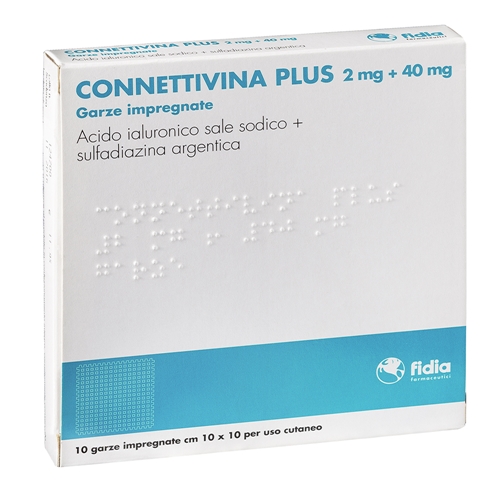 CONNETTIVINA PLUS*10GARZE10x10 - farmacia187.it