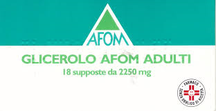 GLICEROLO AFOM*AD 18SUPP2250MG - farmacia187.it