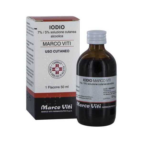 IODIO SOL ALCO I MV*50ML - farmacia187.it