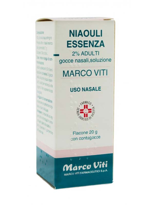 NIAOULI ESSENZA MV*2% GTT 20G - farmacia187.it
