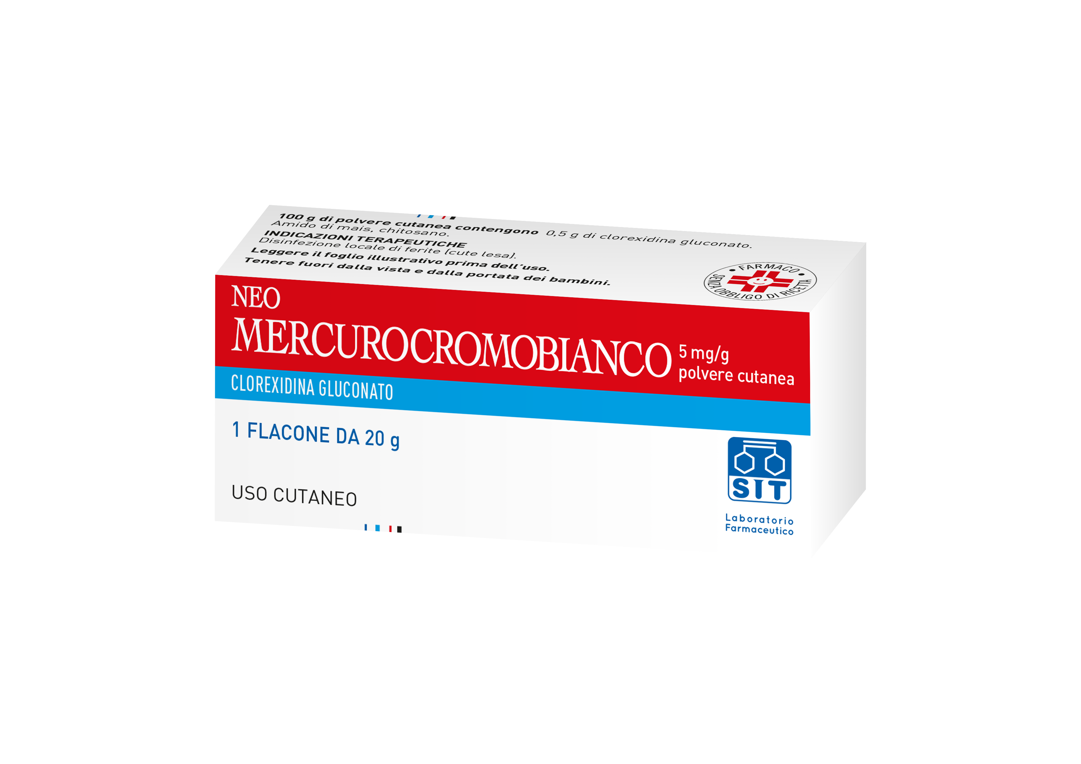 NEOMERCUROCROMO BIANCO*POLV20G - farmacia187.it
