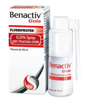 BENACTIV GOLA - Spray Orale 15 ml 0,25% - farmacia187.it