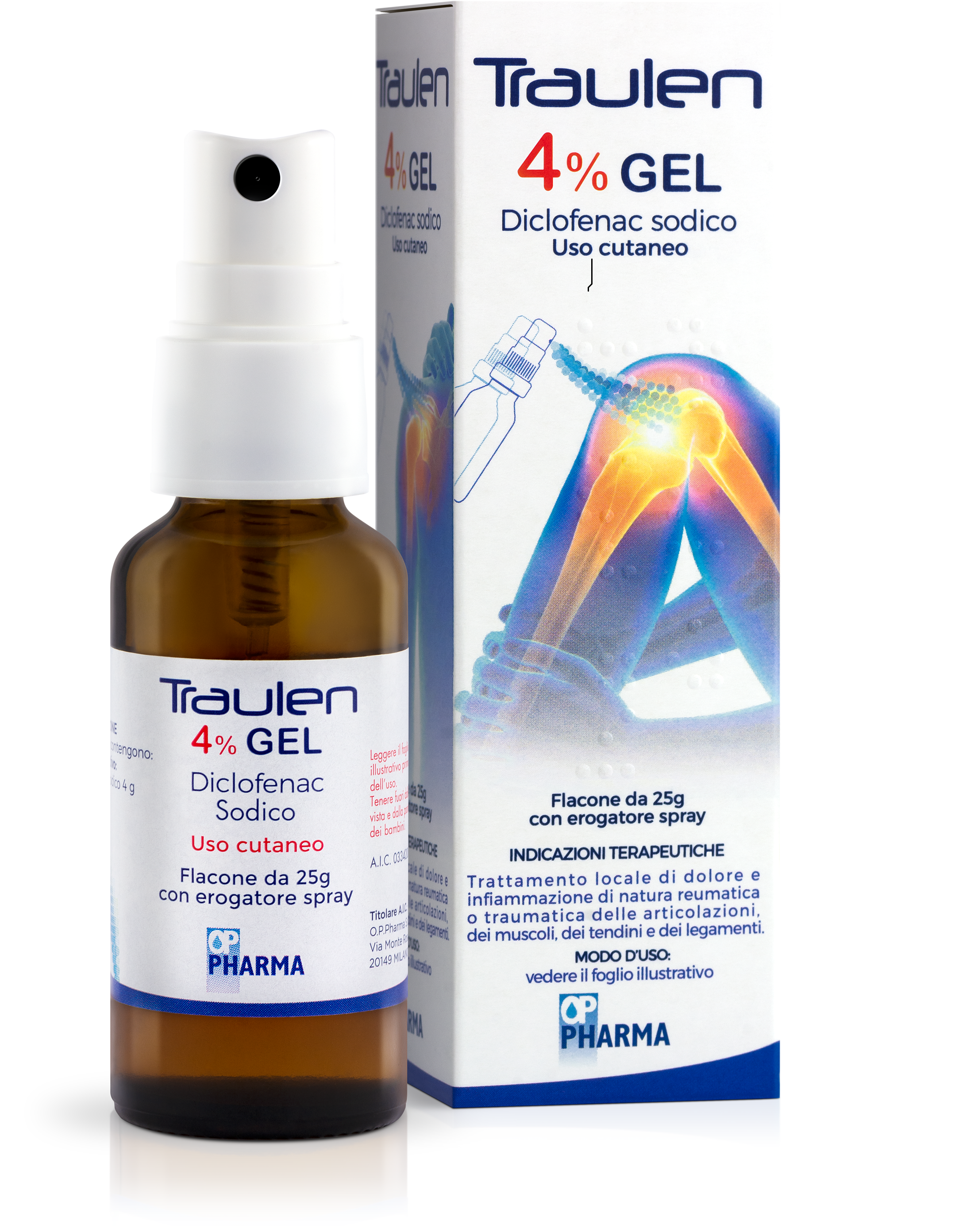 TRAULEN*GEL 4% FL 25G C/EROG - farmacia187.it