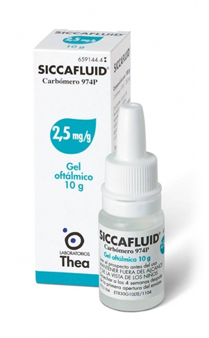 SICCAFLUID*GEL OFT 10G 2,5MG/G - farmacia187.it