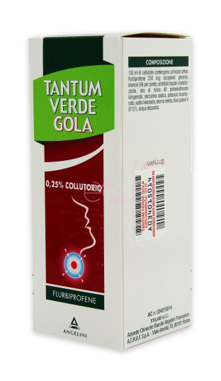 TANTUM VERDE GOLA*COLLUT 160ML - farmacia187.it