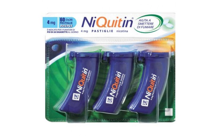 NIQUITIN*60PASTL 4MG MENTA FL - farmacia187.it