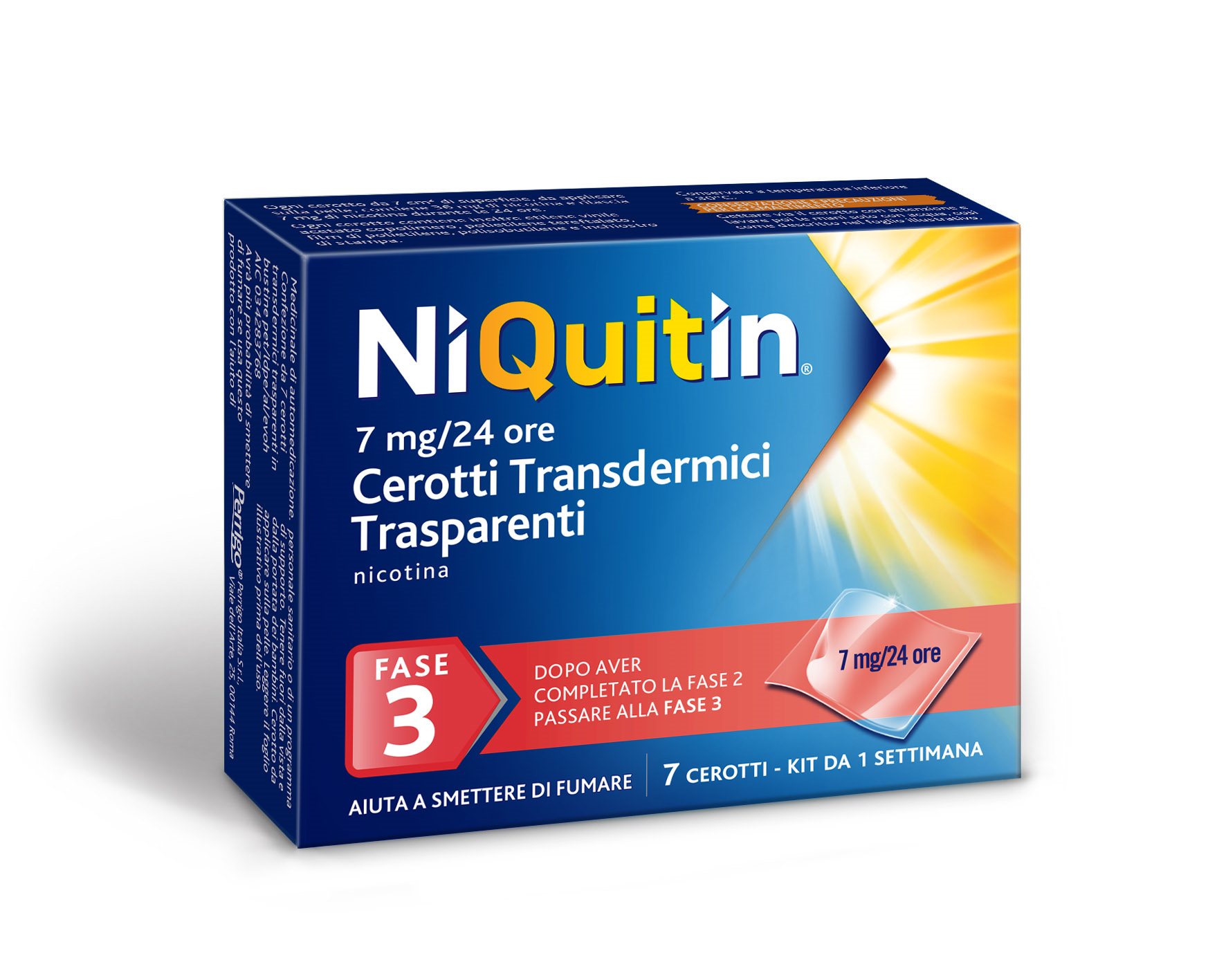 NIQUITIN*7CER TRANSD 7MG/24H - farmacia187.it