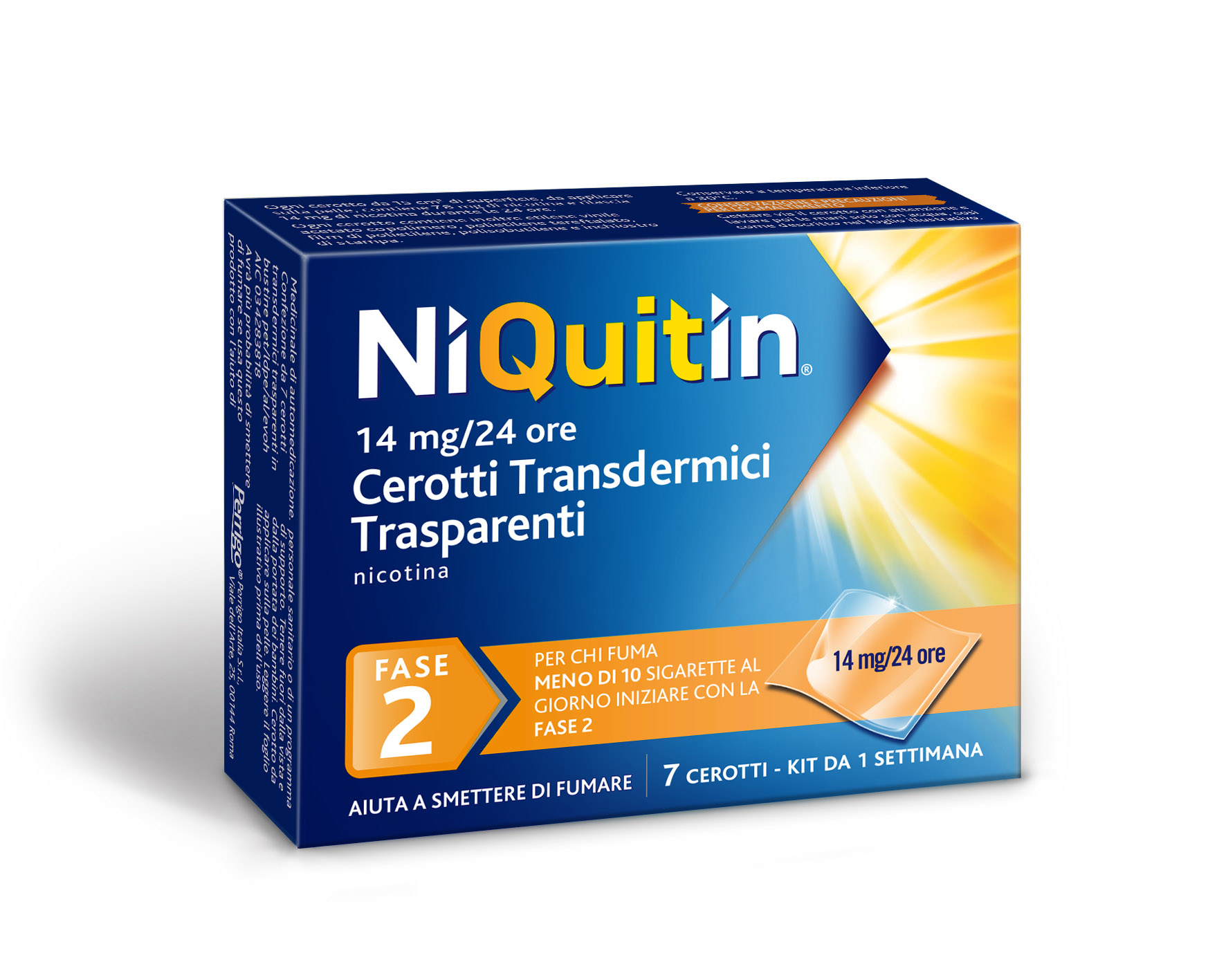 NIQUITIN*7CER TRANSD 14MG/24H - farmacia187.it