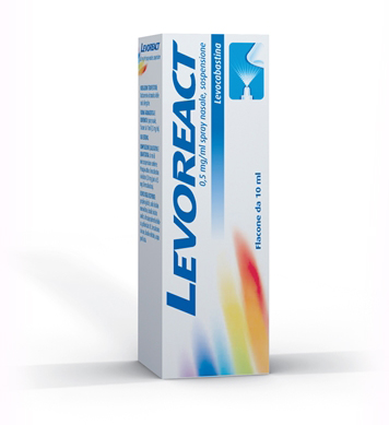 LEVOREACT*SPRAY NAS 10ML 0,5MG - farmacia187.it