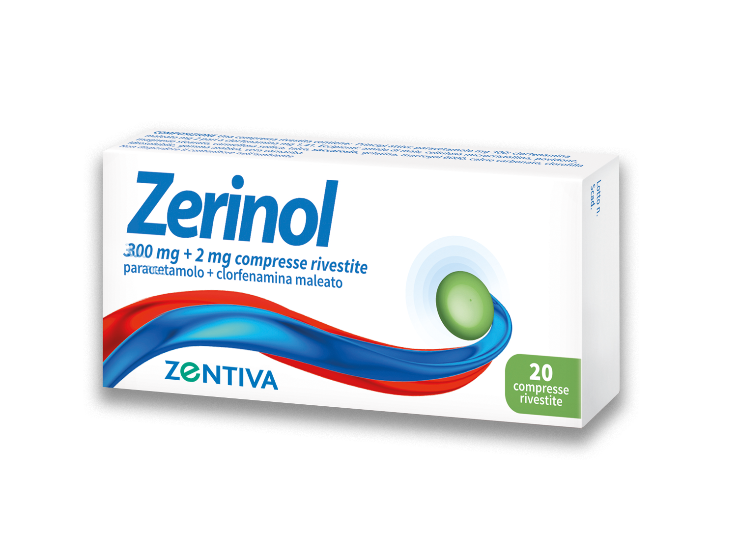 ZERINOL*20CPR RIV 300MG+2MG - farmacia187.it