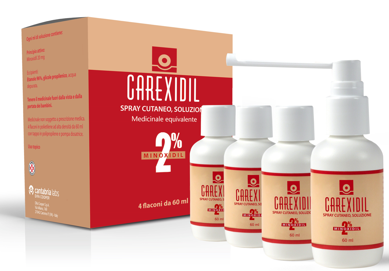 CAREXIDIL*4FL SOLUZ CUT 60ML2% - farmacia187.it