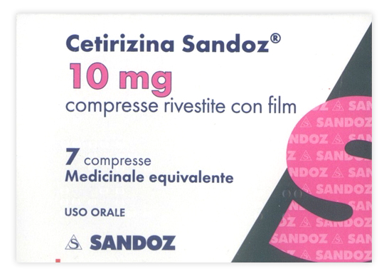 CETIRIZINA SAND*7CPR RIV 10MG - farmacia187.it
