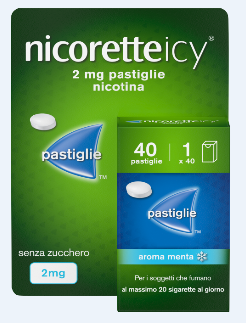 NICORETTEICY*40PAST 2MG - farmacia187.it