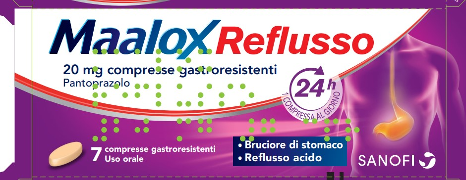 MAALOX REFLUSSO*7CPR 20MG - farmacia187.it