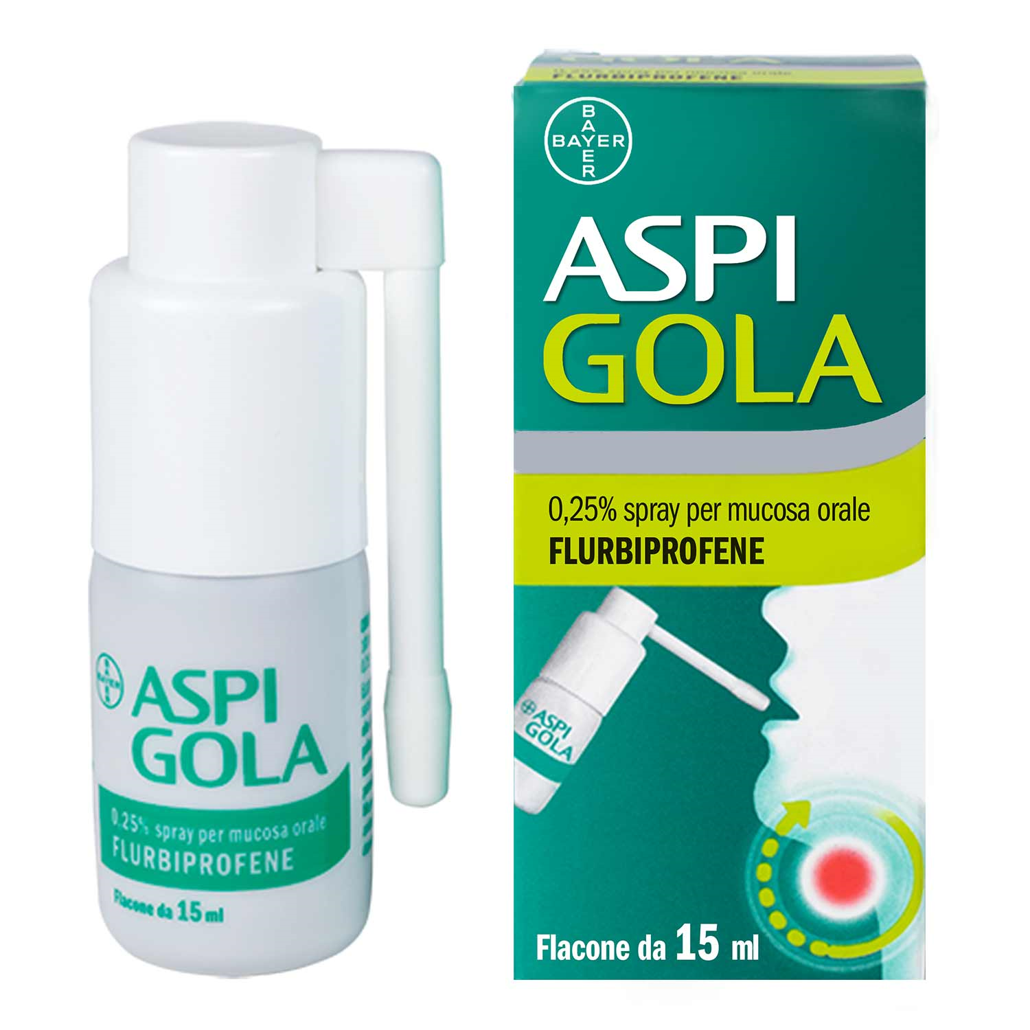 ASPI GOLA*OS SPRAY 15ML 0,25% - farmacia187.it