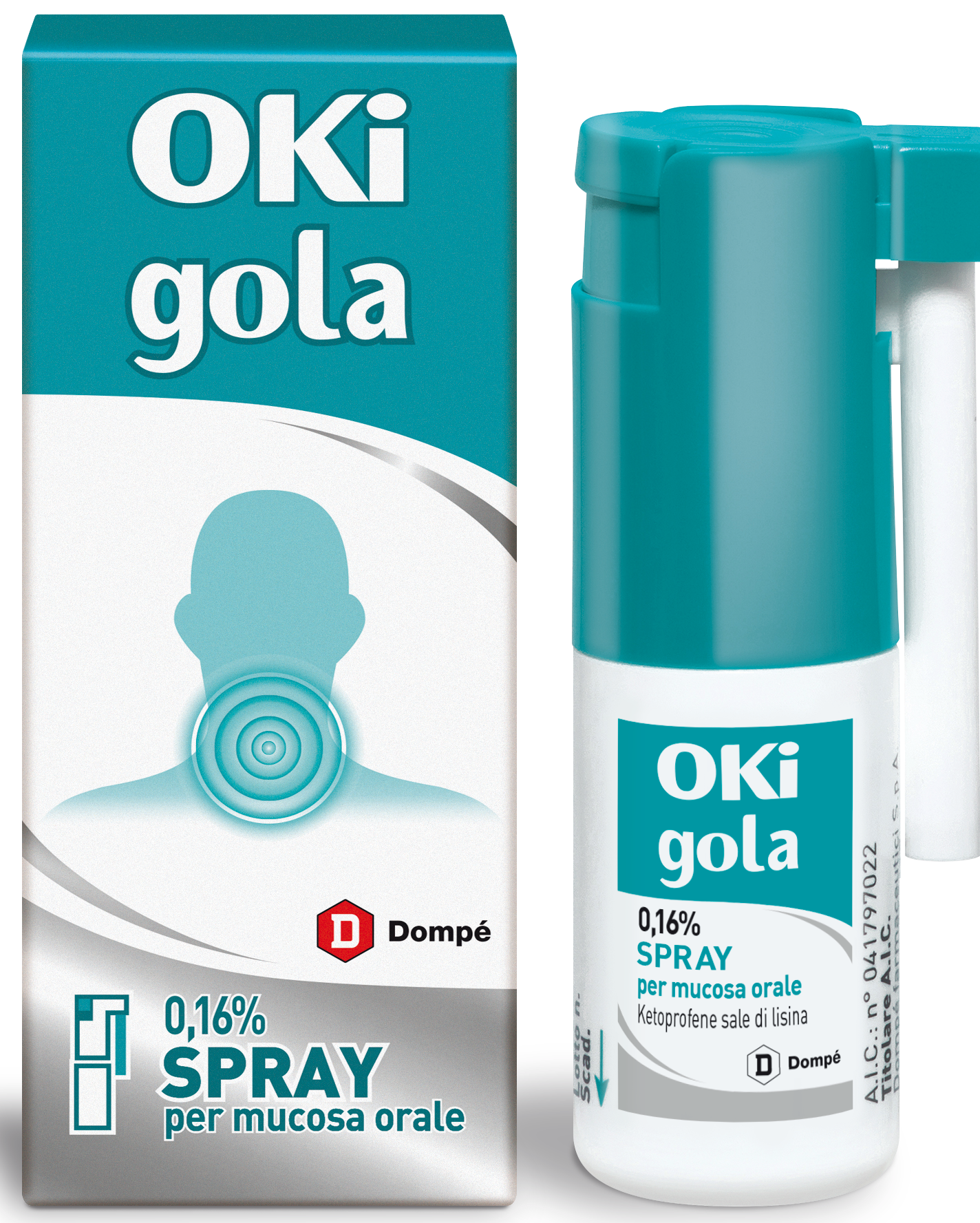 OKI GOLA - Spray gola 15ml 0,16% - farmacia187.it