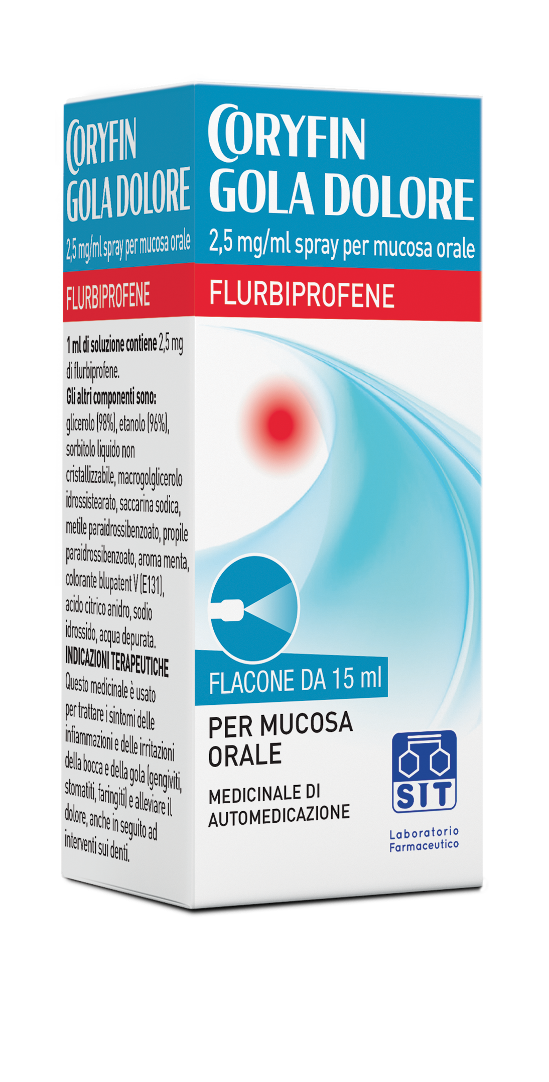 CORYFIN GOLA DOLORE*SPRAY 15ML - farmacia187.it