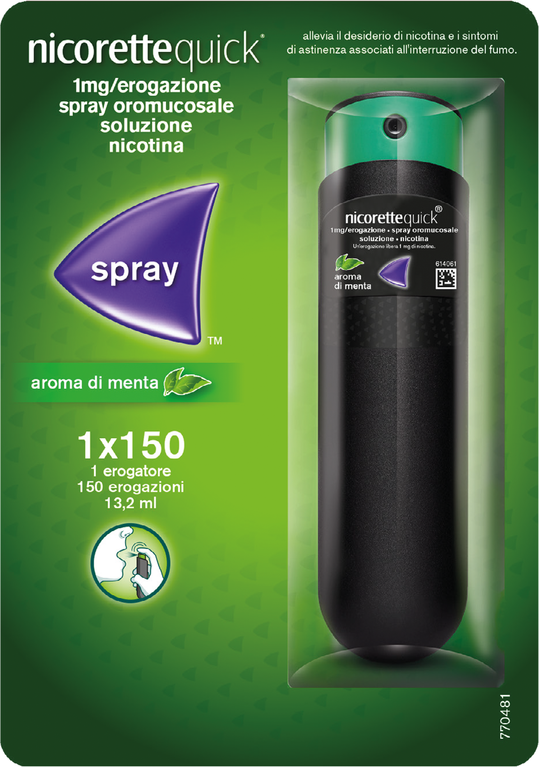 NICORETTEQUICK*SPRAY 1FL 150D - farmacia187.it