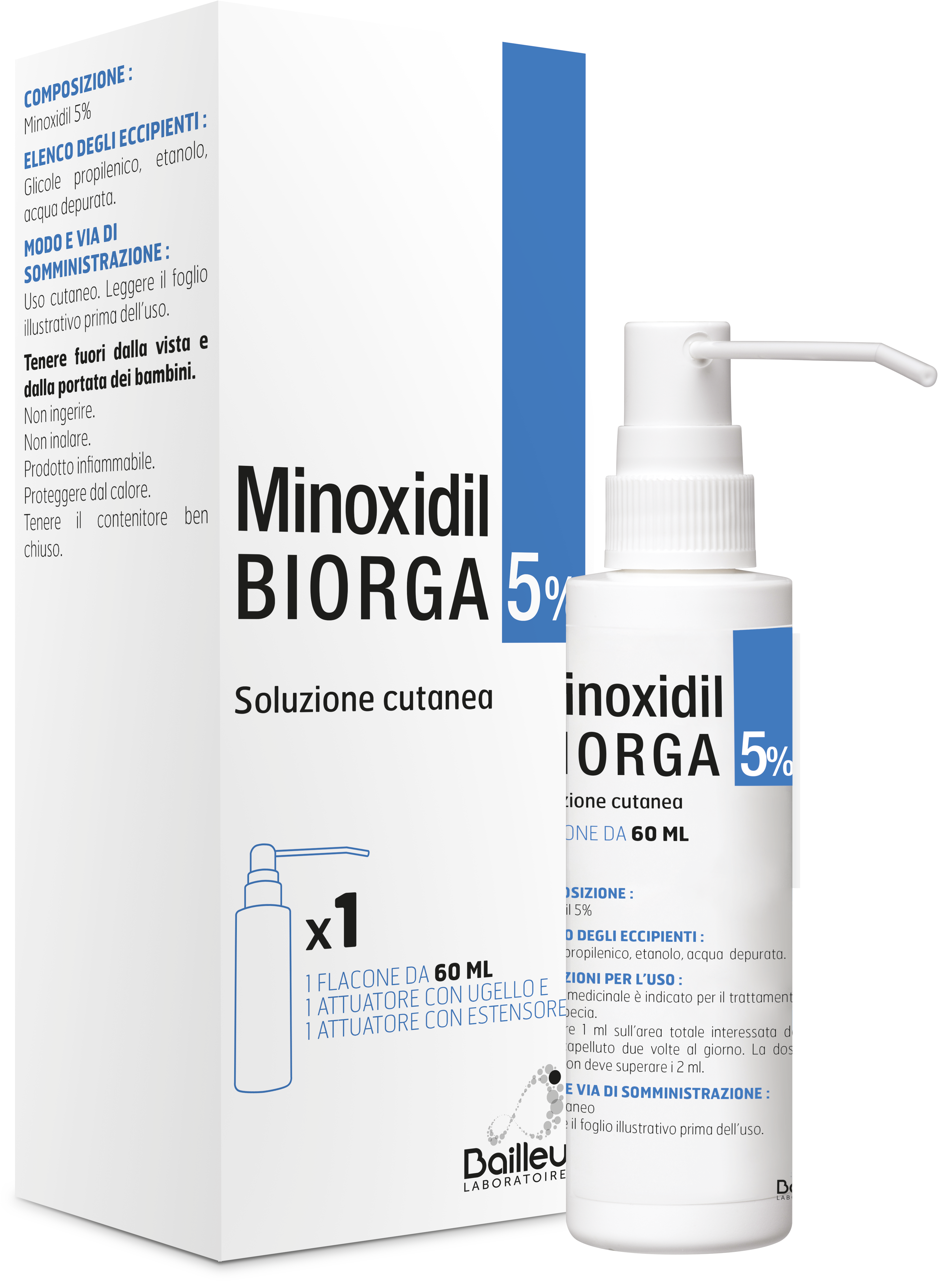 MINOXIDIL BIORGA*SOL CUT60ML5% - farmacia187.it