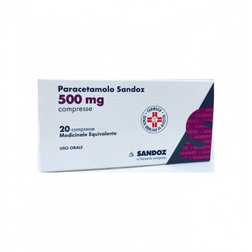 PARACETAMOLO SAND*20CPR 500MG - farmacia187.it