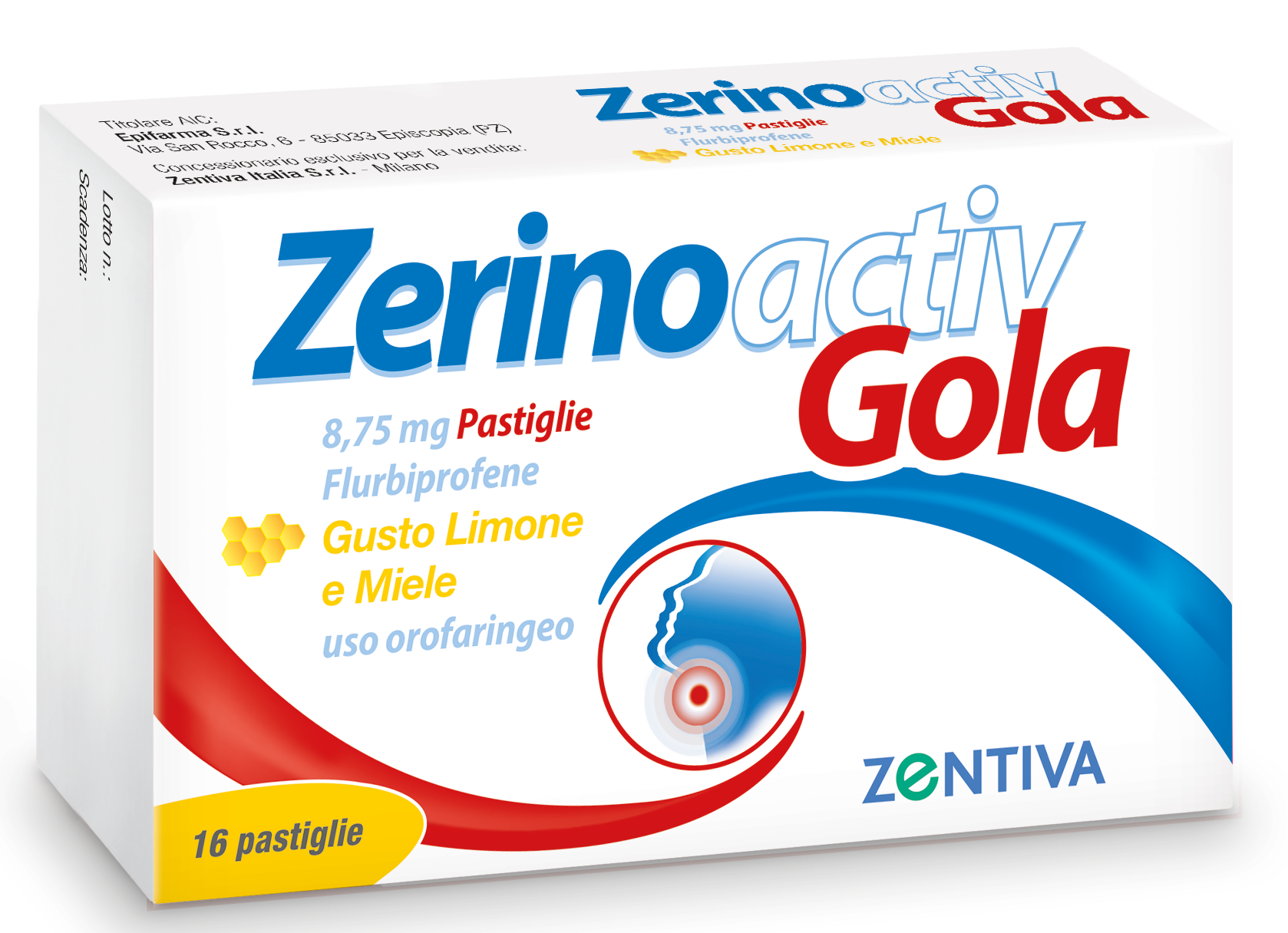 ZERINOACTIV GOLA*16PASTL LIM M - farmacia187.it