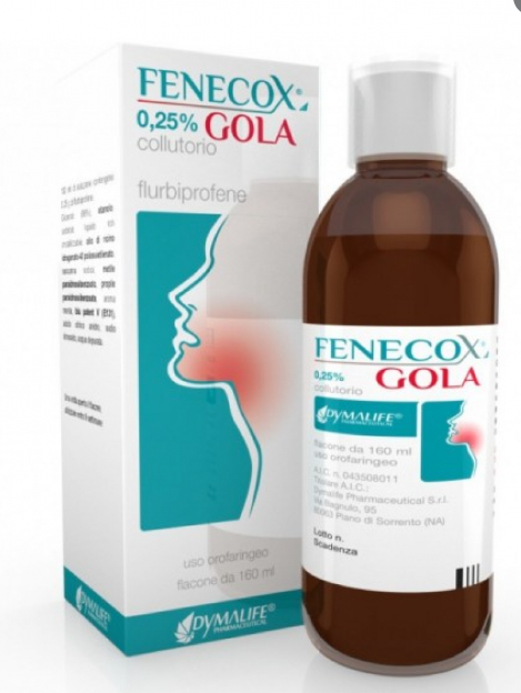 FENECOX GOLA*COLLUT 160ML0,25% - farmacia187.it