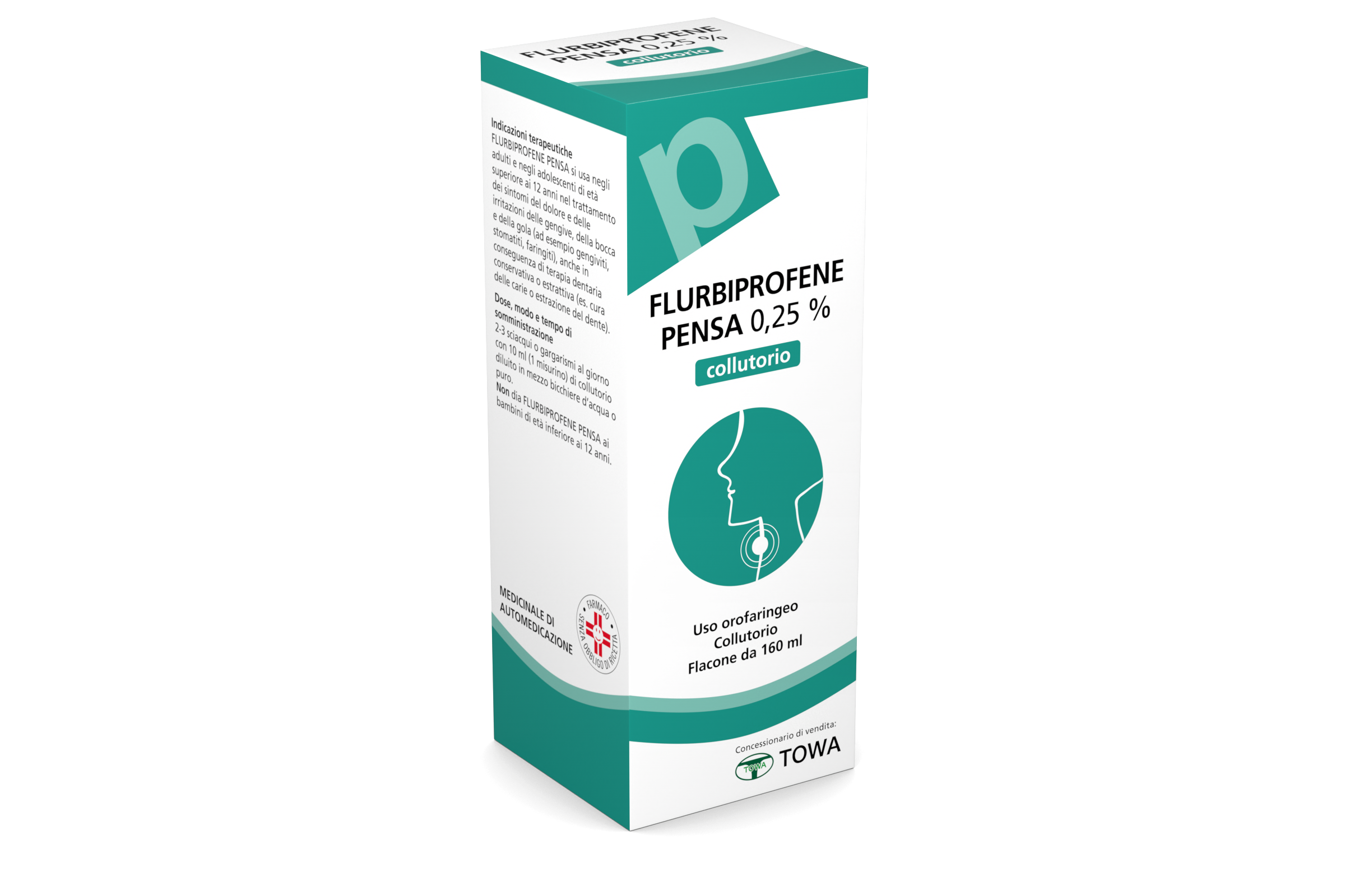 FLURBIPROFENE PE*COLLUT 160ML - farmacia187.it