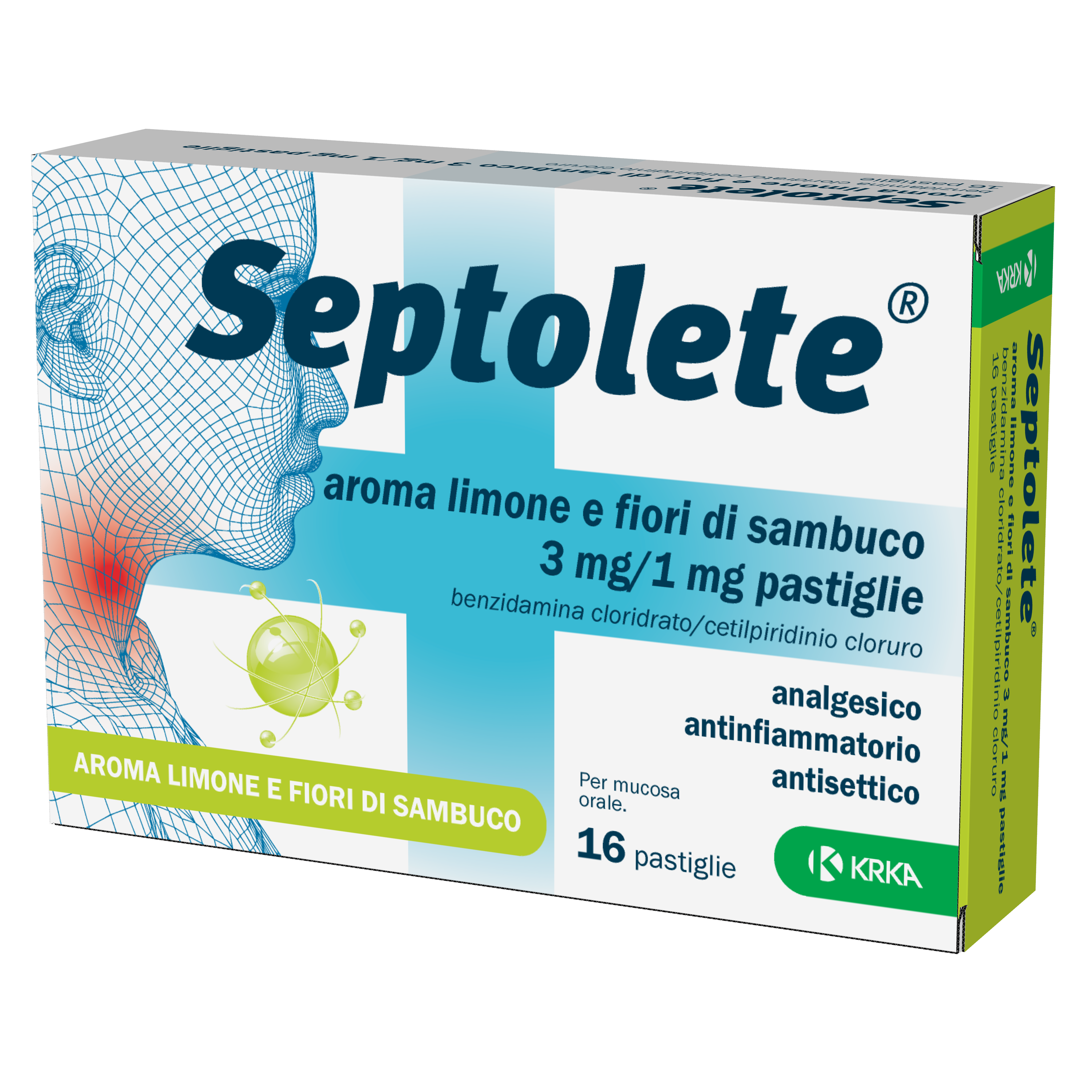 SEPTOLETE*16PAST3+1MG LIM FIOR - farmacia187.it