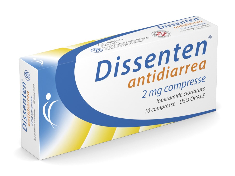 DISSENTEN ANTIDIARREA*10CPR2MG - farmacia187.it