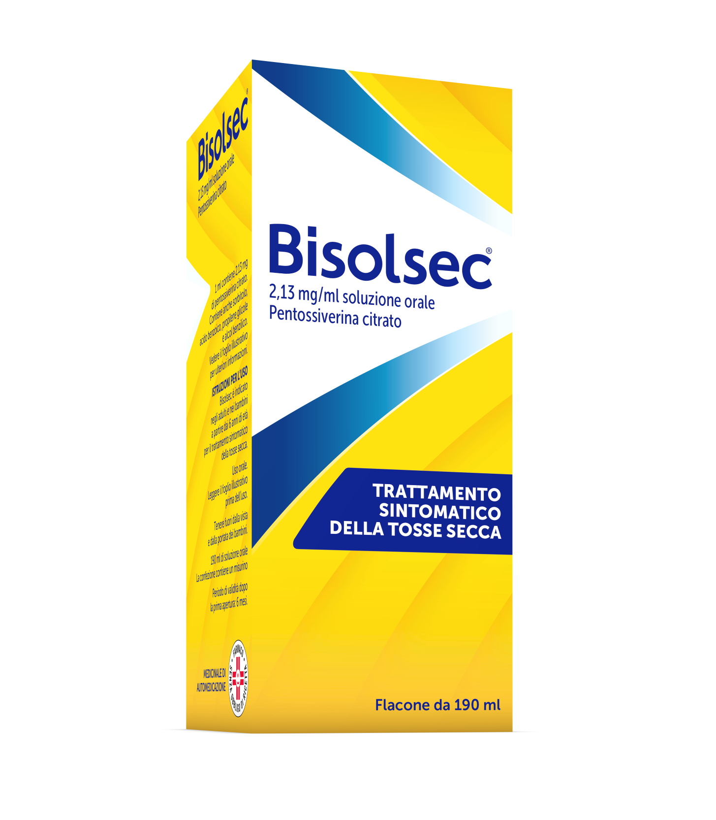 BISOLSEC*OS FL 190ML 2,13MG/ML - farmacia187.it