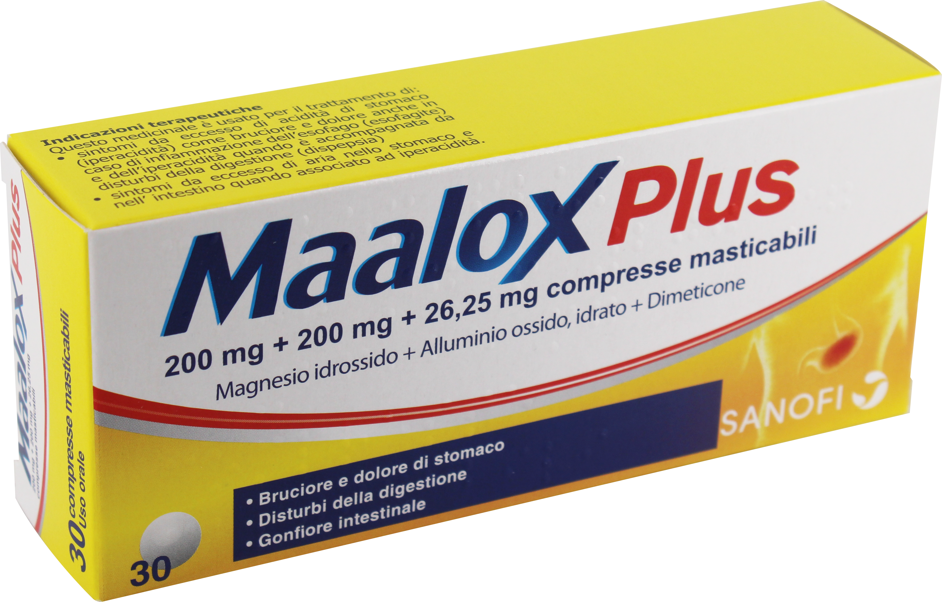 MAALOX PLUS*30CPR MAST - farmacia187.it