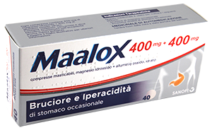 MAALOX*40CPR MAST 400MG+400MG - farmacia187.it
