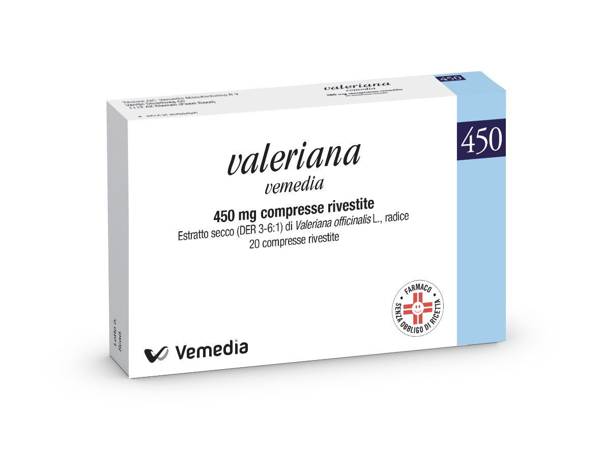 VALERIANA VEMEDIA*20CPR RIV450 - farmacia187.it