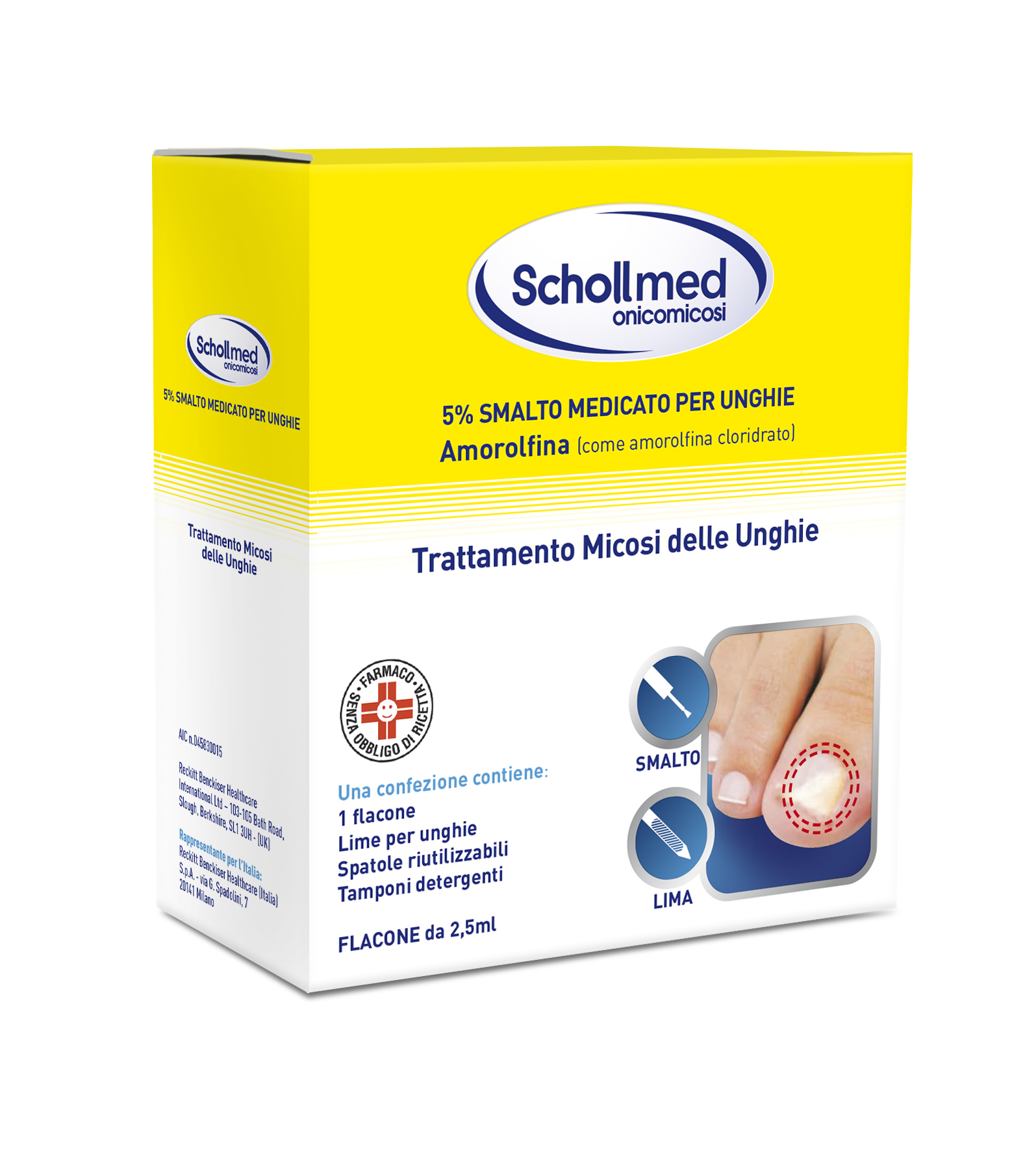 SCHOLLMED ONICOMICOSI*2,5ML 5% - farmacia187.it