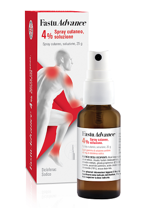 FASTUADVANCE*SPRAY 25G 4% - farmacia187.it