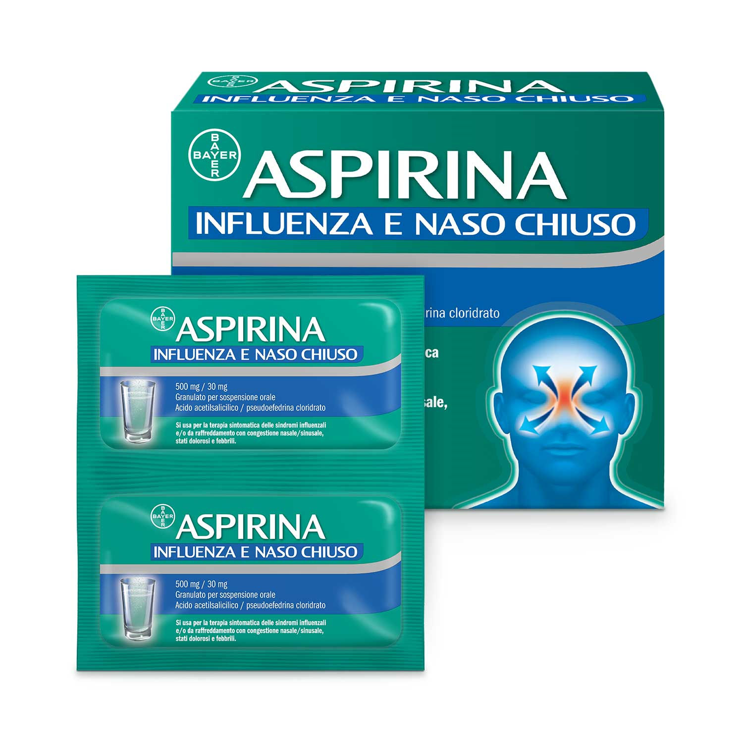 ASPIRINA INFLUENZA E NASO C*20 - farmacia187.it