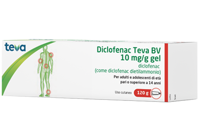 DICLOFENAC TEVA*GEL120G 10MG/G - farmacia187.it