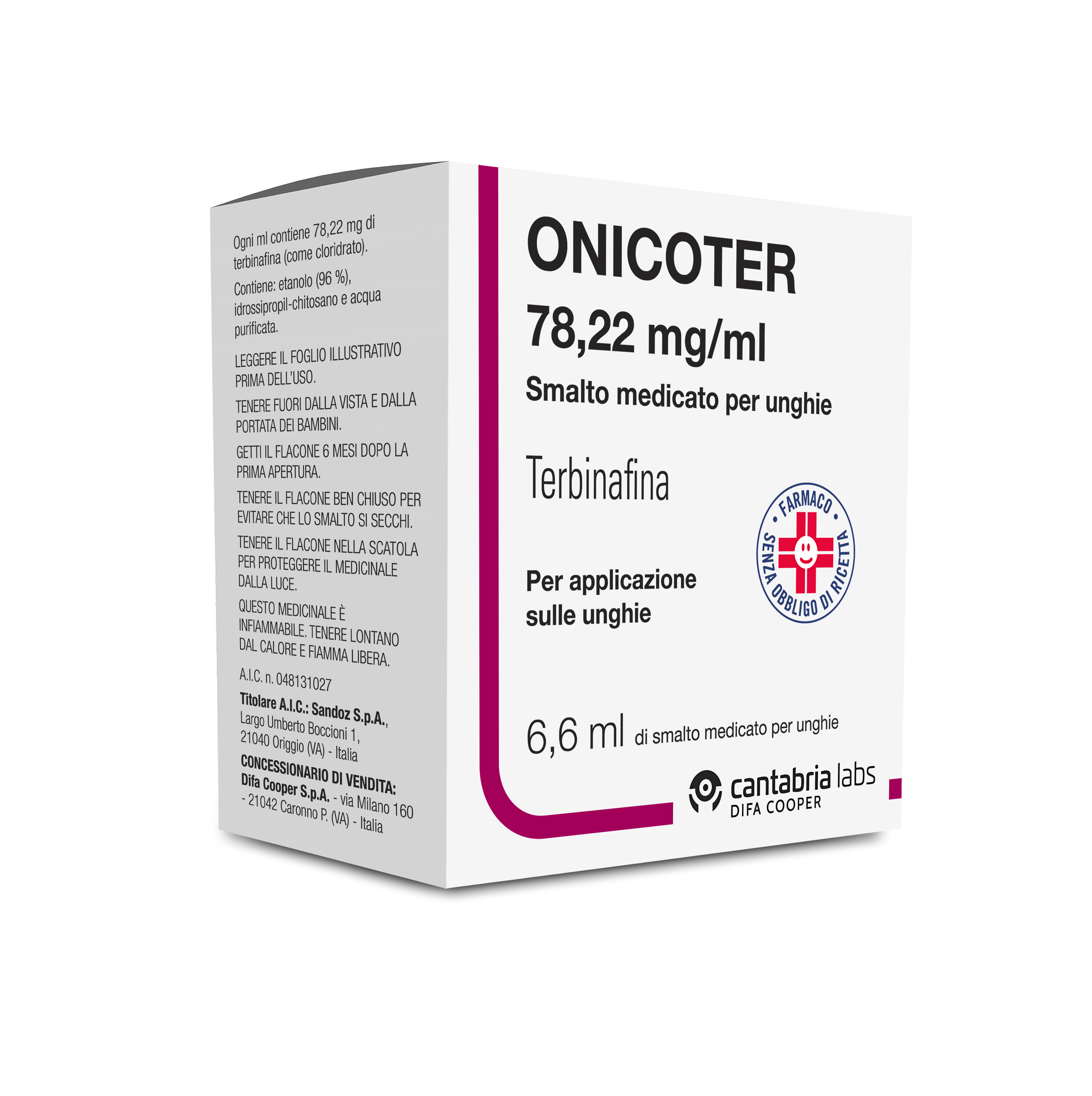 ONICOTER*SMALTO MED 1FL 6,6ML - farmacia187.it